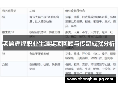 老詹辉煌职业生涯奖项回顾与传奇成就分析